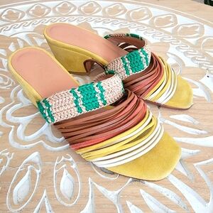Rachel Comey TEJANI MULE - MULTI Strappy Sandal Sz 5.5